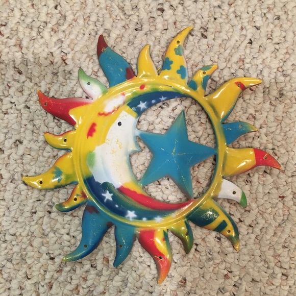 Other - 🌻BOHO moon and star sunburst wall hanging